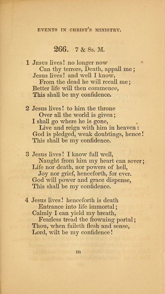 Hymns for the Church of Christ. (6th thousand) page 191
