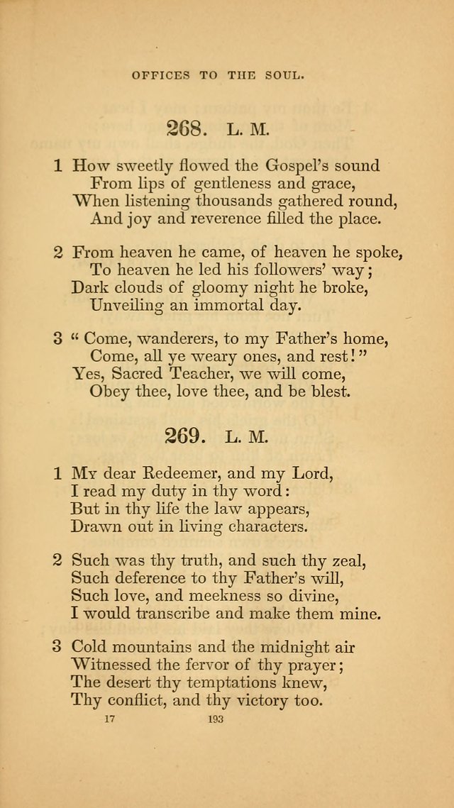 Hymns for the Church of Christ. (6th thousand) page 193