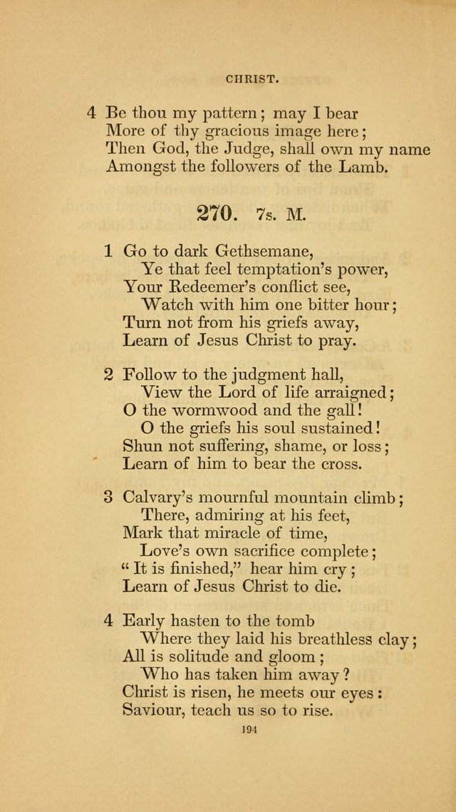 Hymns for the Church of Christ. (6th thousand) page 194