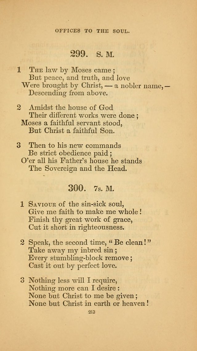 Hymns for the Church of Christ. (6th thousand) page 213