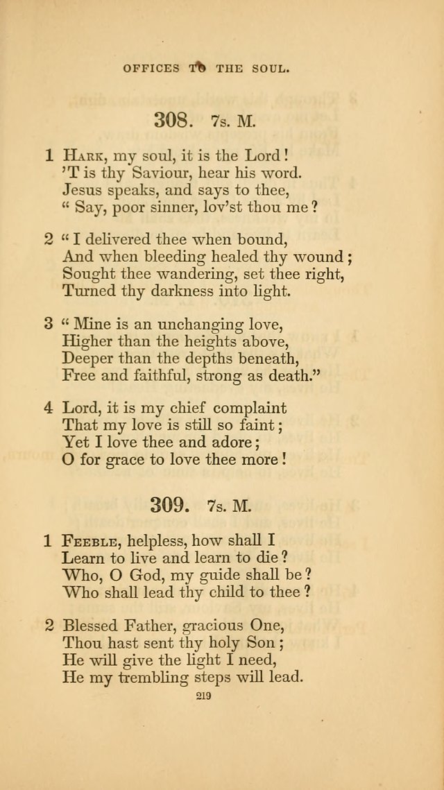 Hymns for the Church of Christ. (6th thousand) page 219