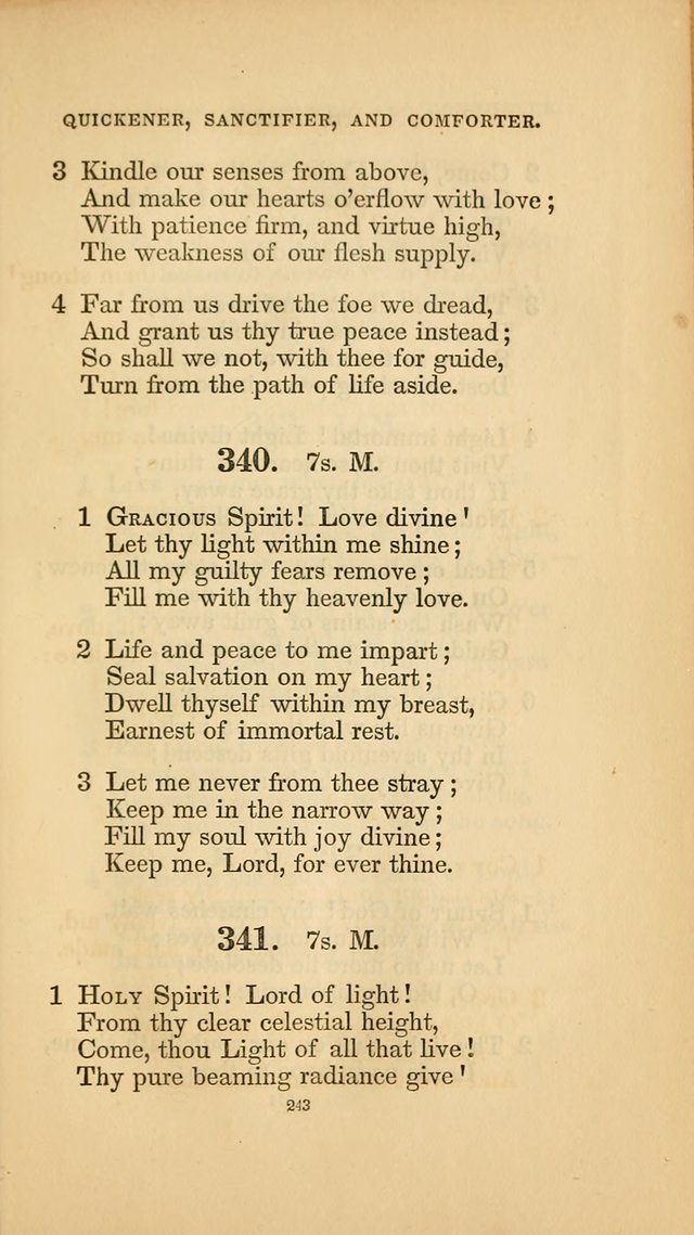 Hymns for the Church of Christ. (6th thousand) page 243