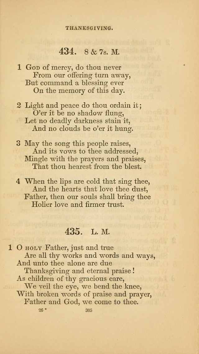 Hymns for the Church of Christ. (6th thousand) page 305