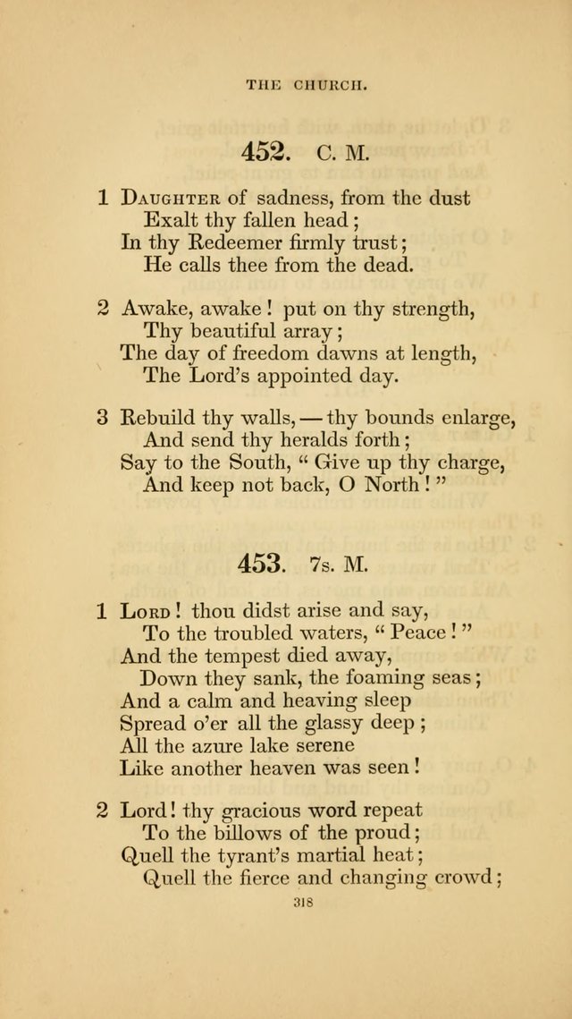 Hymns for the Church of Christ. (6th thousand) page 318