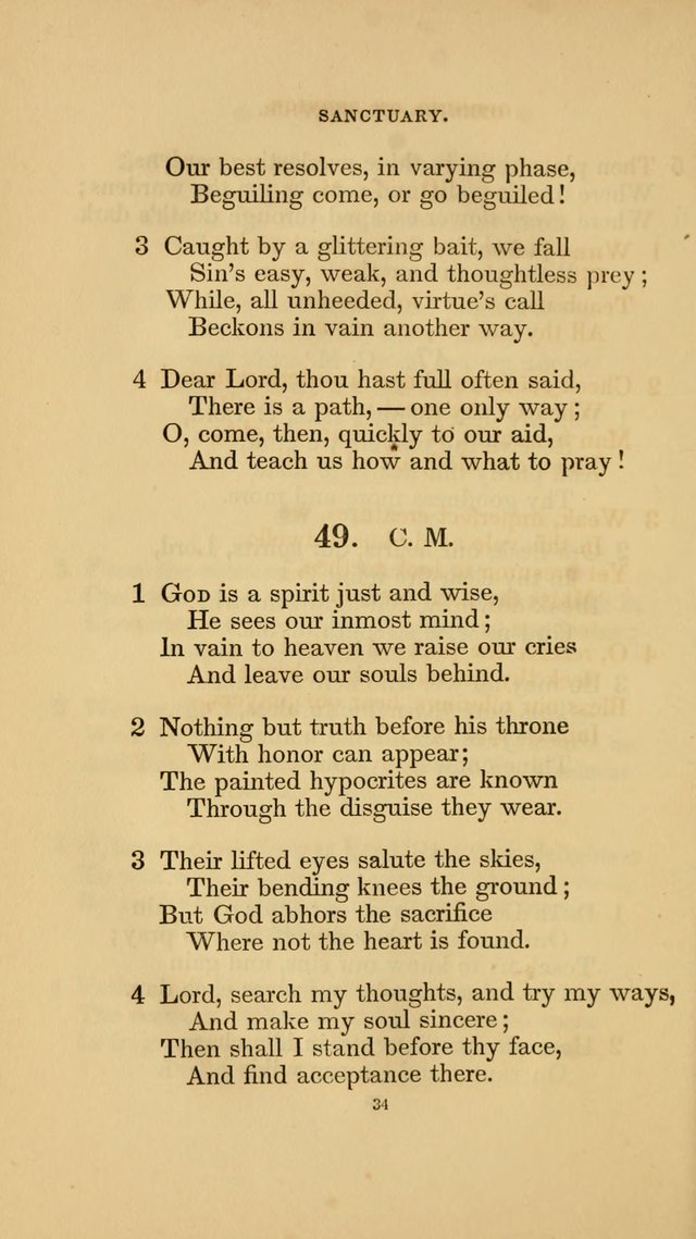 Hymns for the Church of Christ. (6th thousand) page 34