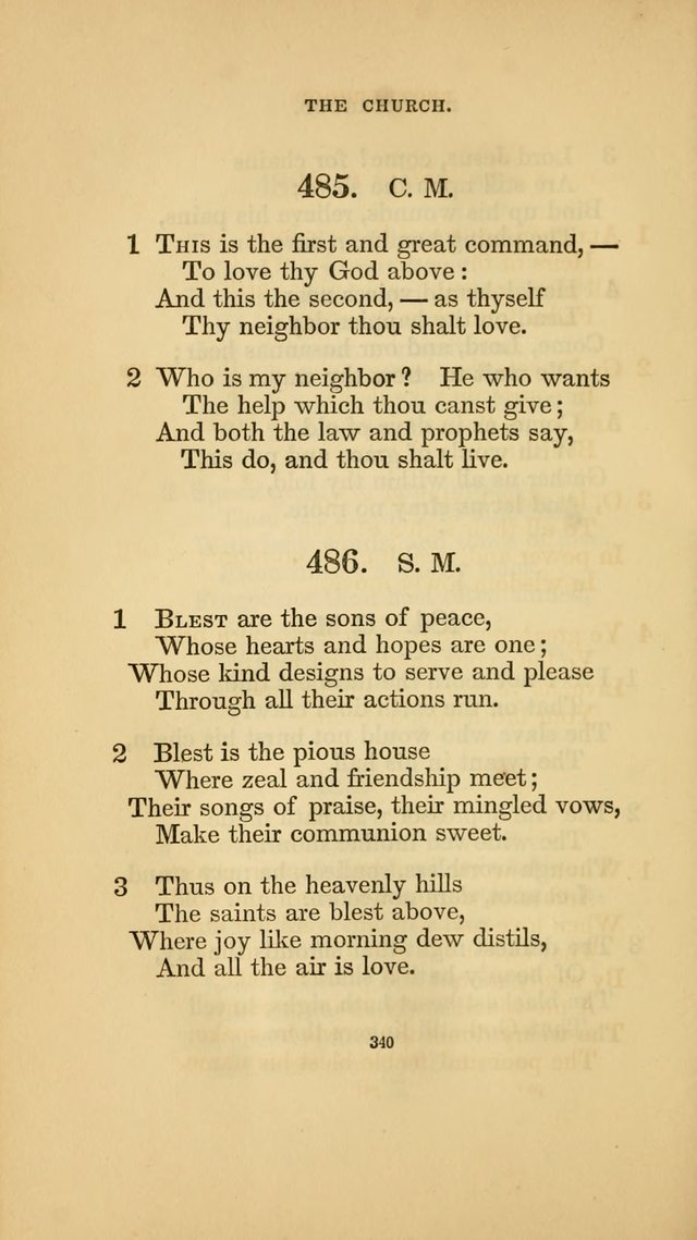 Hymns for the Church of Christ. (6th thousand) page 340