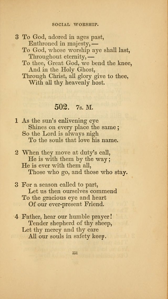 Hymns for the Church of Christ. (6th thousand) page 351