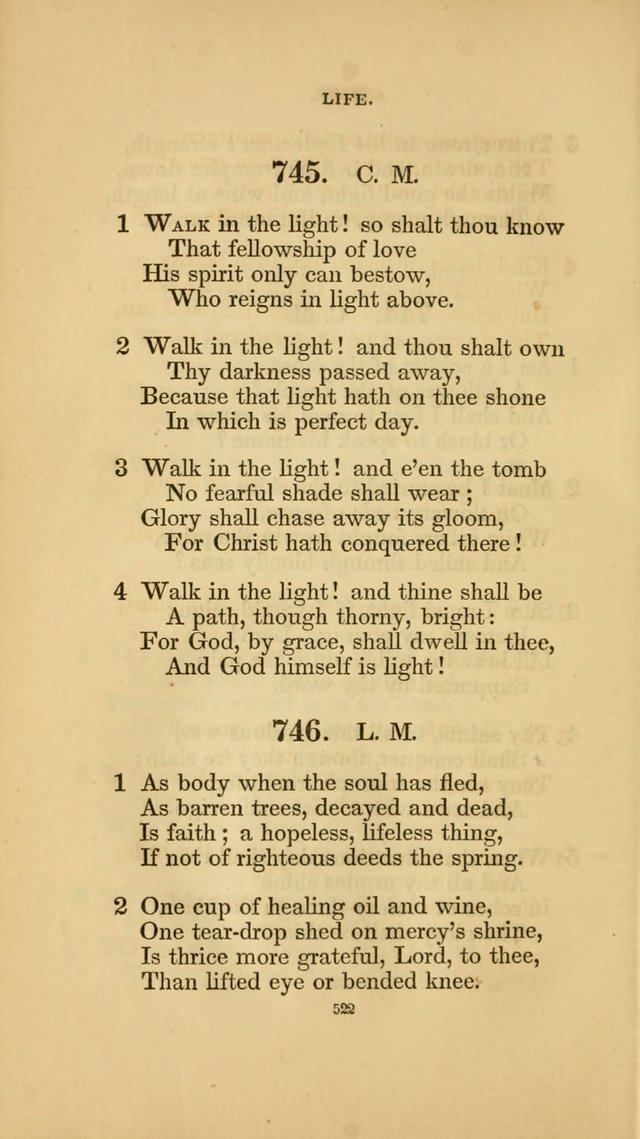 Hymns for the Church of Christ. (6th thousand) page 522