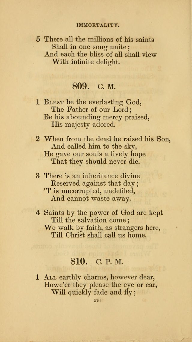 Hymns for the Church of Christ. (6th thousand) page 576