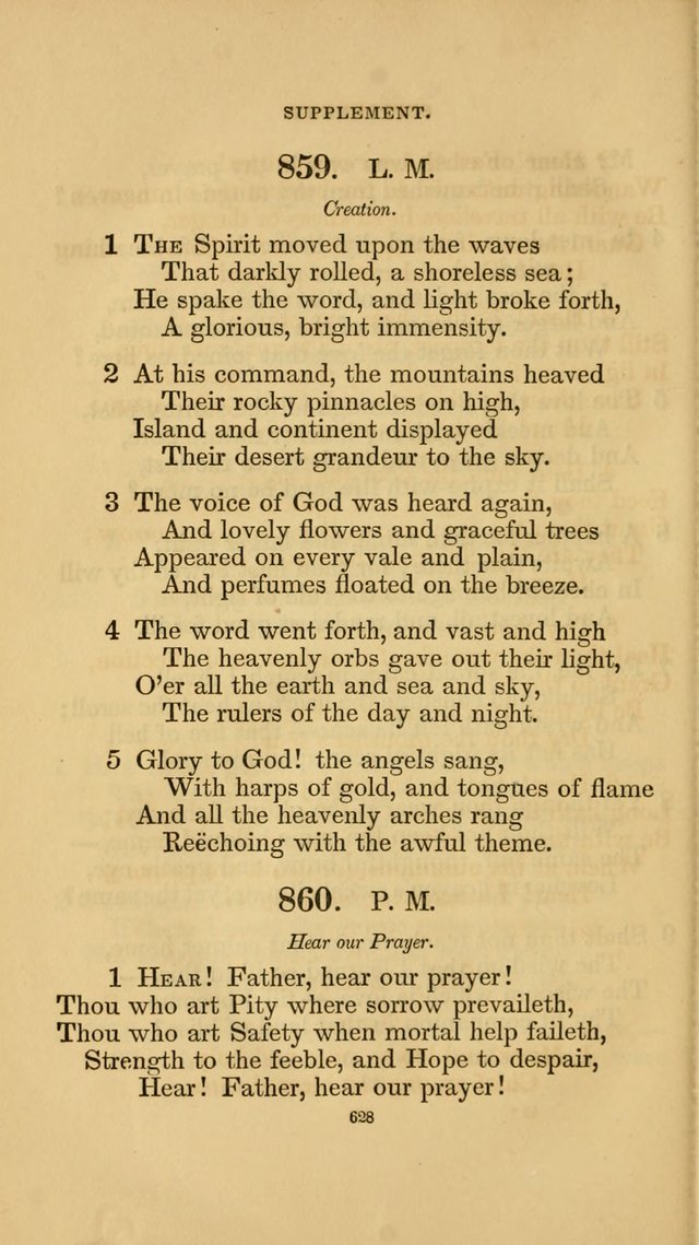 Hymns for the Church of Christ. (6th thousand) page 628