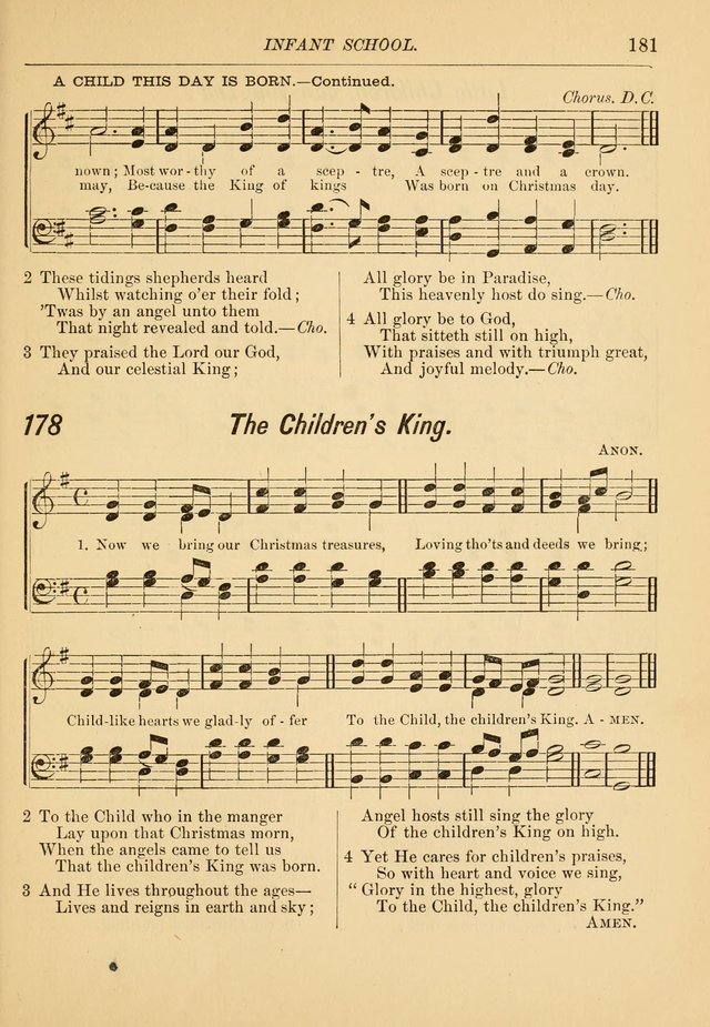 Hymns and Carols for Church and Sunday-school page 188