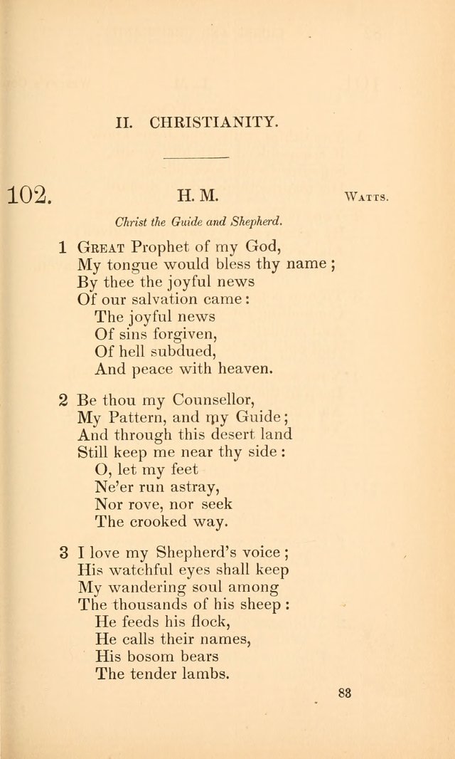 Hymns for the Christian Church, for the Use of the First Church of Christ in Boston page 108