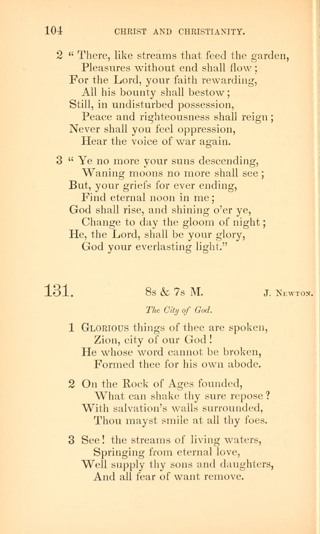 Hymns for the Christian Church, for the Use of the First Church of Christ in Boston page 129