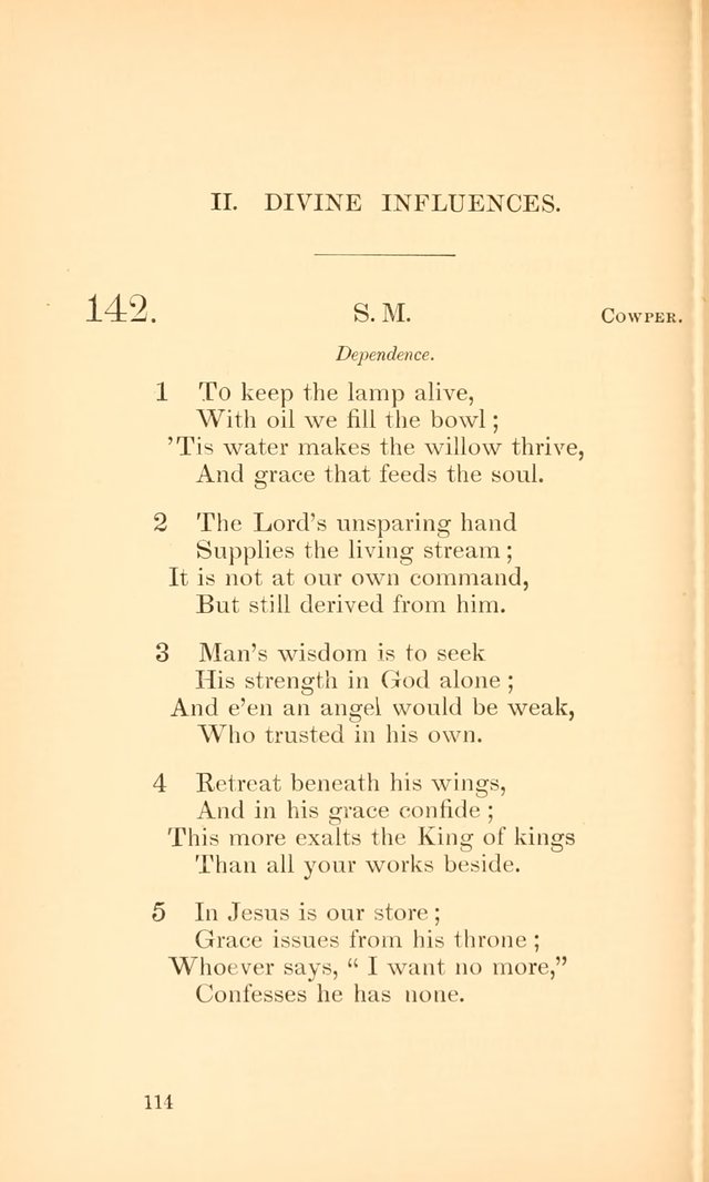 Hymns for the Christian Church, for the Use of the First Church of Christ in Boston page 139