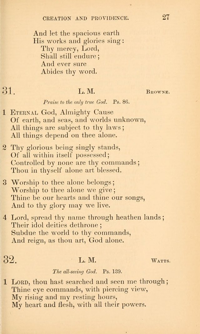 Hymns for the Christian Church, for the Use of the First Church of Christ in Boston page 52