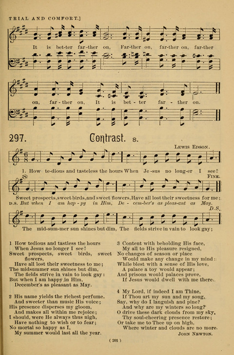 Hymns of the Christian Life: for the sanctuary, Sunday schools, prayer meetings, mission work and revival services page 201