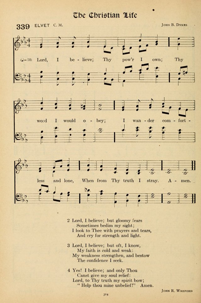 Hymns of the Church: new and old page 322