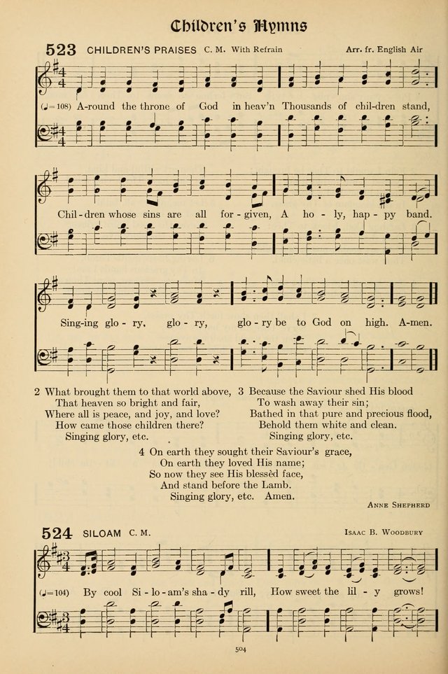 Hymns of the Church: new and old page 514