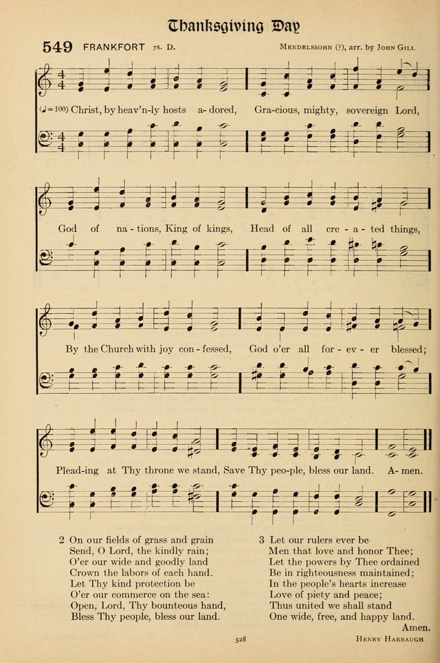 Hymns of the Church: new and old page 538