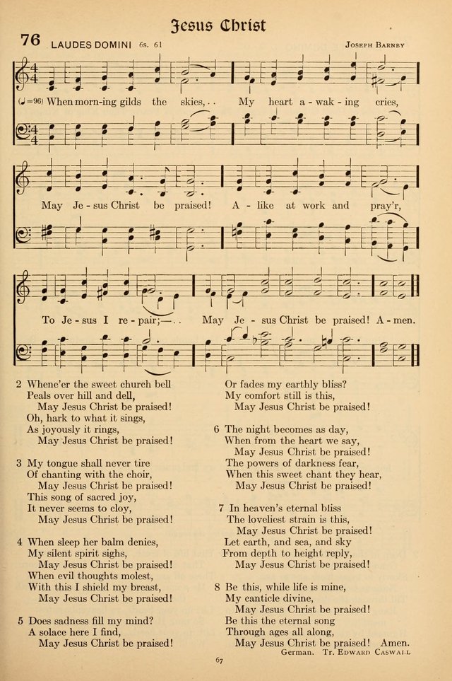 Hymns of the Church: new and old page 67
