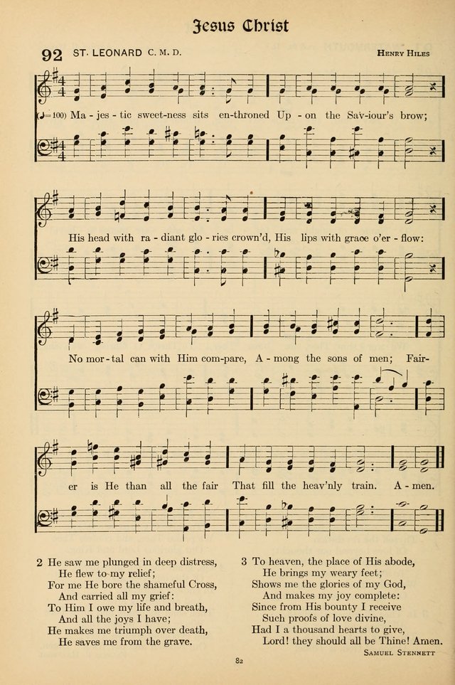 Hymns of the Church: new and old page 82