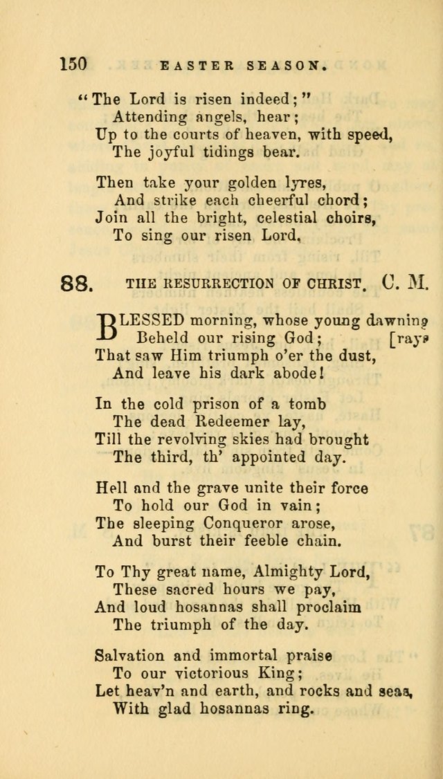Hymns and Chants: with offices of devotion. For use in Sunday-schools, parochial and week day schools, seminaries and colleges. Arranged according to the Church year page 150