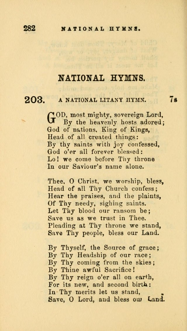 Hymns and Chants: with offices of devotion. For use in Sunday-schools, parochial and week day schools, seminaries and colleges. Arranged according to the Church year page 282