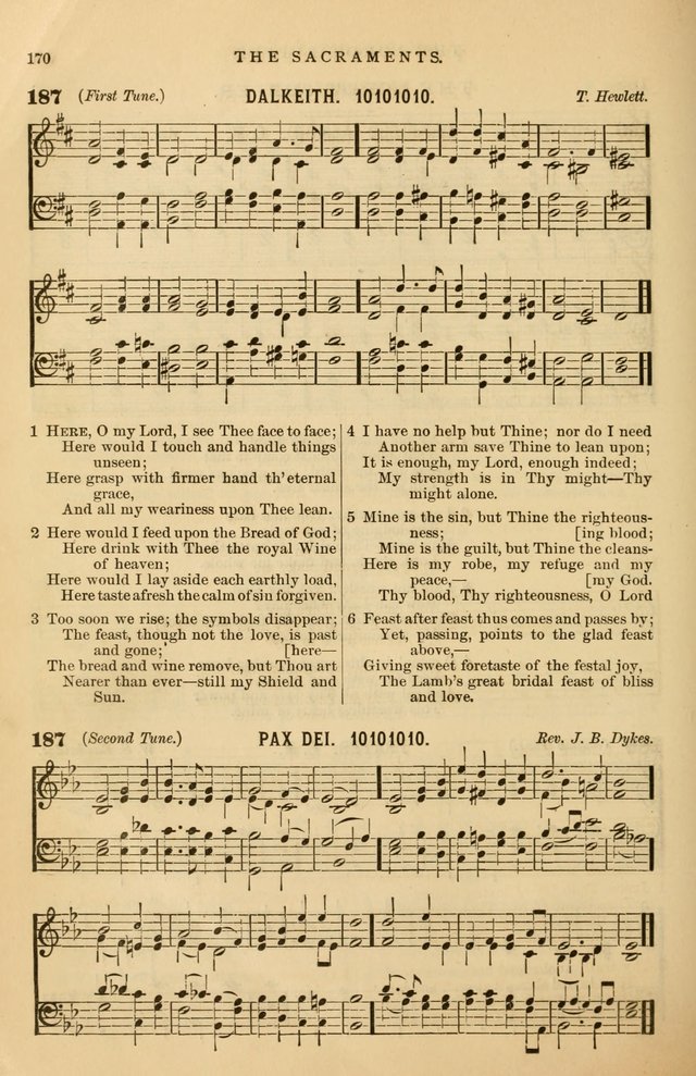 Hymnal Companion to the Prayer Book: suited to the special seasons of the Christian year, and other occasions of public worship, as well as for use in the Sunday-school...With accompanying tunes page 171