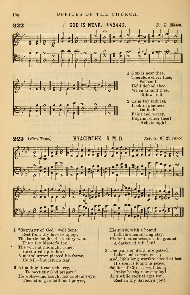 Hymnal Companion to the Prayer Book: suited to the special seasons of the Christian year, and other occasions of public worship, as well as for use in the Sunday-school...With accompanying tunes page 195