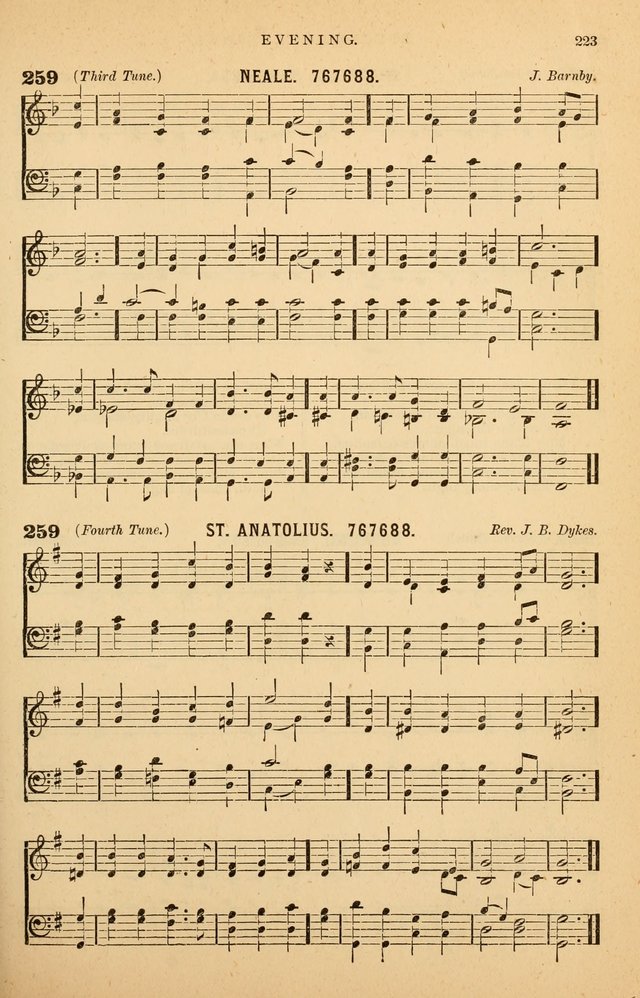 Hymnal Companion to the Prayer Book: suited to the special seasons of the Christian year, and other occasions of public worship, as well as for use in the Sunday-school...With accompanying tunes page 226