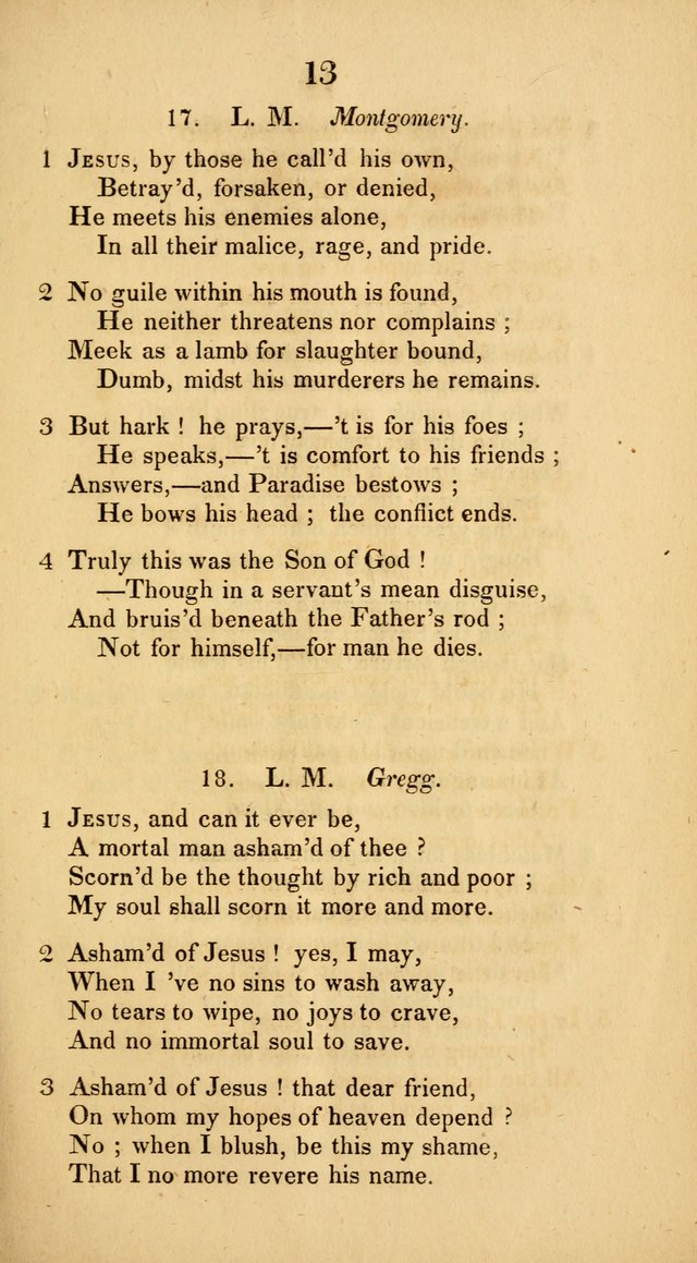 Hymns adapted to Communion Service page 13