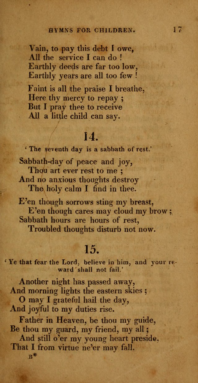 Hymns for Children, Selected and Altered page 10
