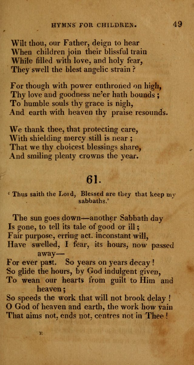 Hymns for Children, Selected and Altered page 42