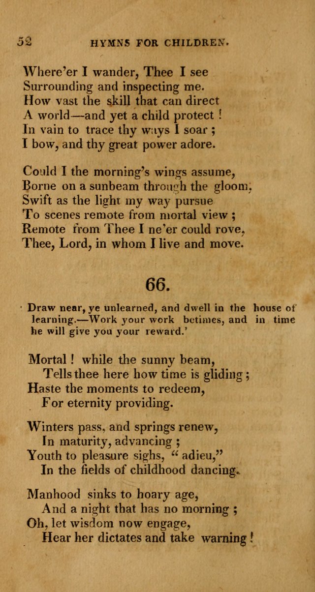 Hymns for Children, Selected and Altered page 45
