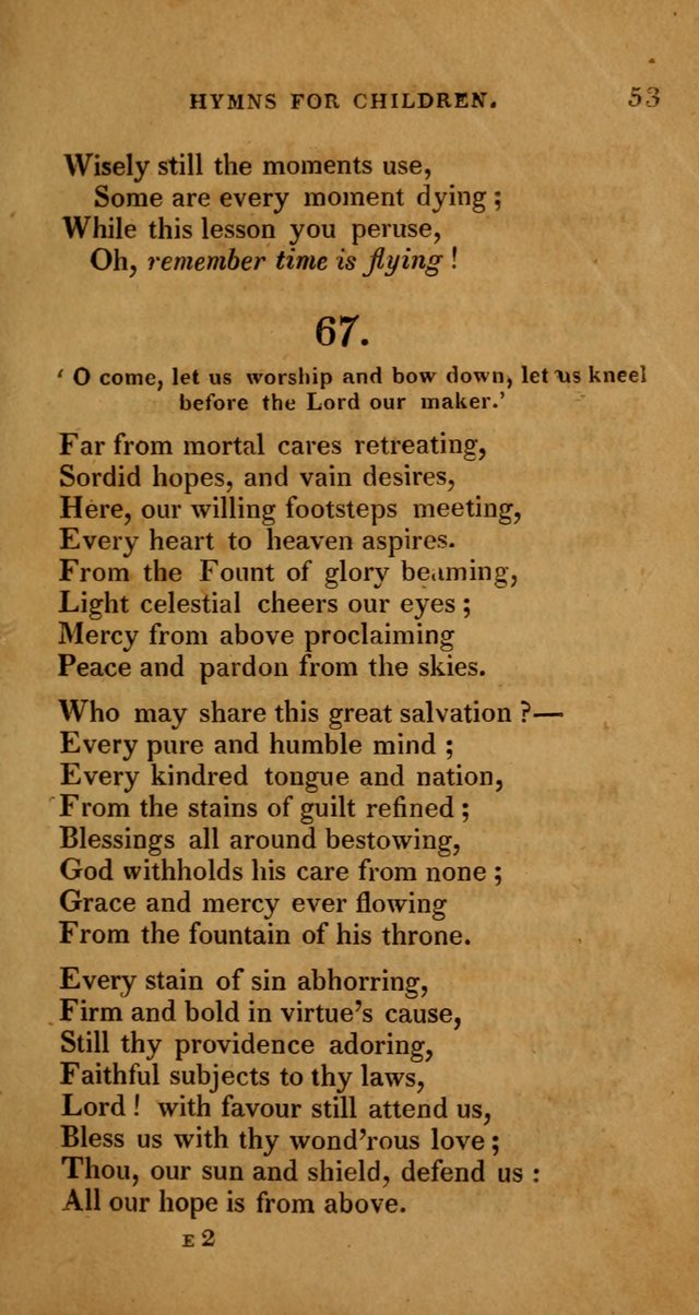Hymns for Children, Selected and Altered page 46