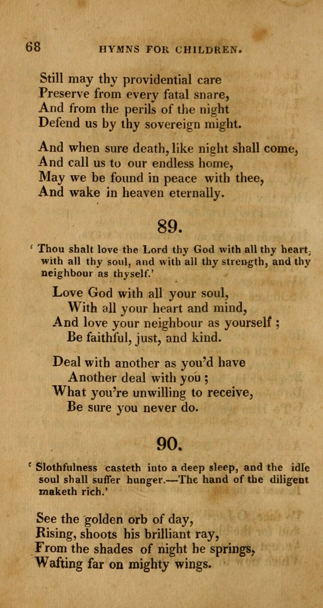 Hymns for Children, Selected and Altered page 61