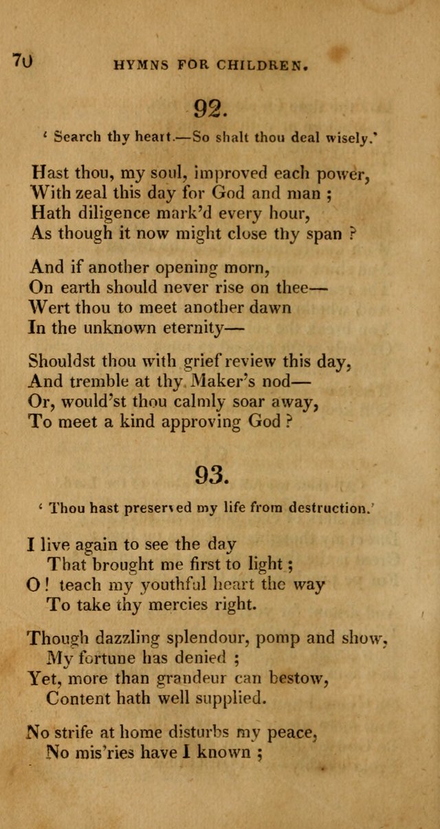 Hymns for Children, Selected and Altered page 63
