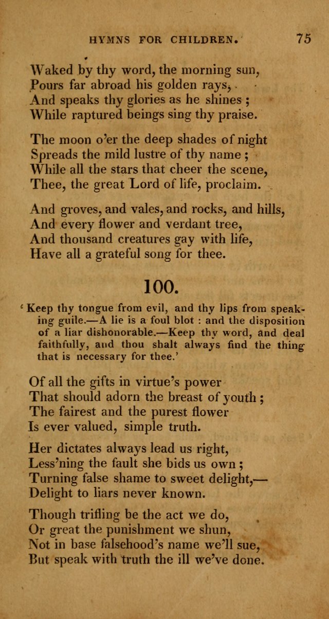 Hymns for Children, Selected and Altered page 68