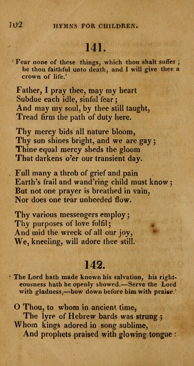 Hymns for Children, Selected and Altered page 95