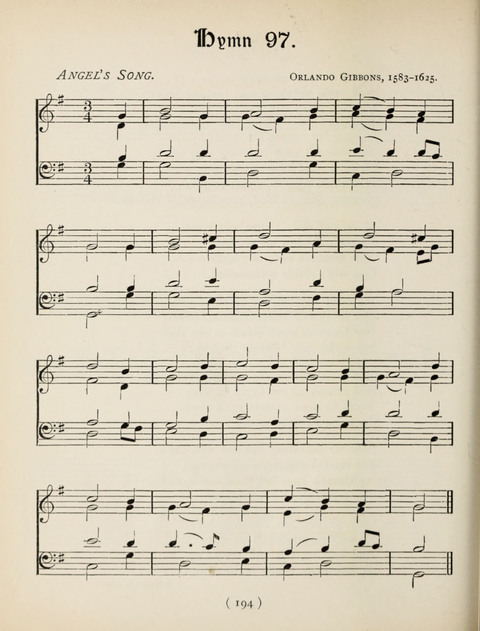 Hymns and Chorales: for schools and colleges page 194