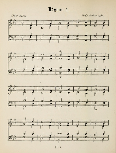 Hymns and Chorales: for schools and colleges page 2