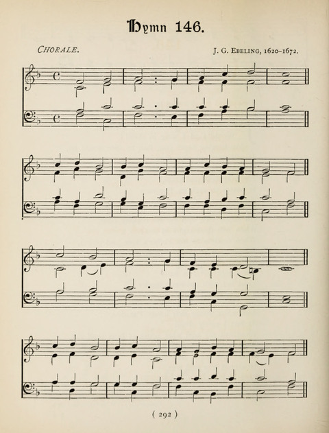 Hymns and Chorales: for schools and colleges page 292
