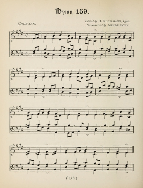 Hymns and Chorales: for schools and colleges page 318
