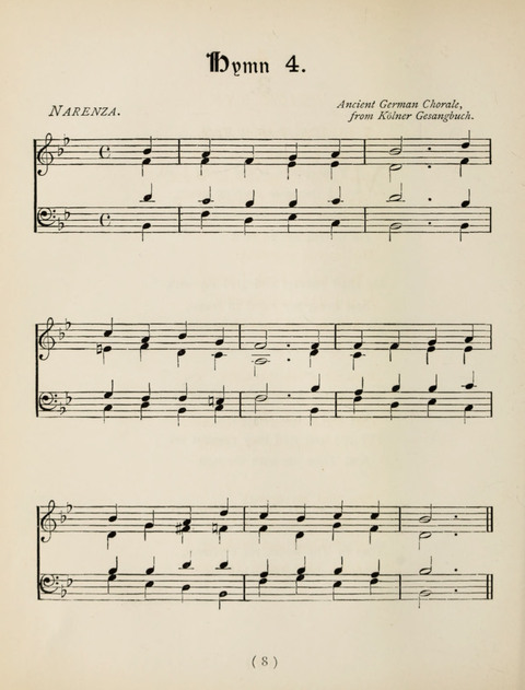 Hymns and Chorales: for schools and colleges page 8