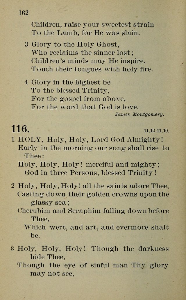 Hymnal: for churches and Sunday-schools of the Augustana Synod page 162