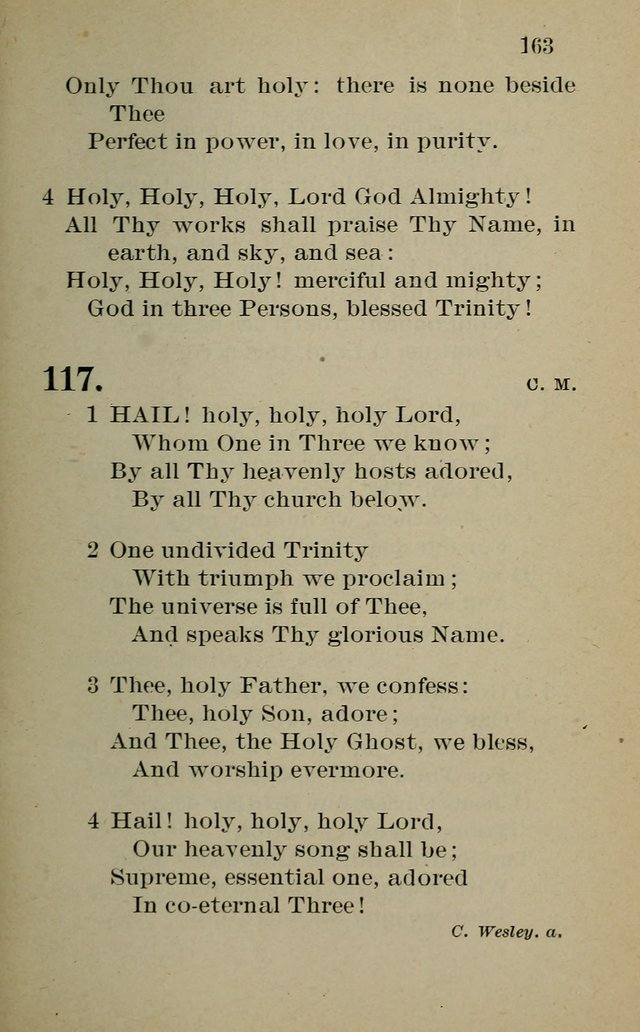 Hymnal: for churches and Sunday-schools of the Augustana Synod page 163