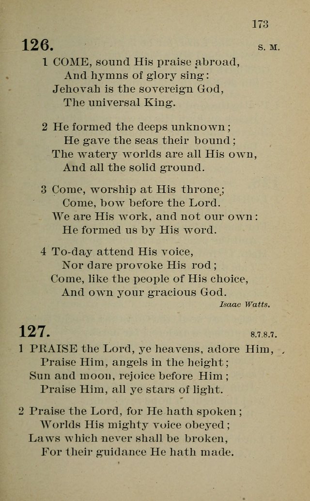 Hymnal: for churches and Sunday-schools of the Augustana Synod page 173