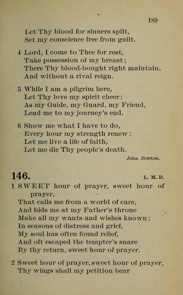 Hymnal: for churches and Sunday-schools of the Augustana Synod page 189