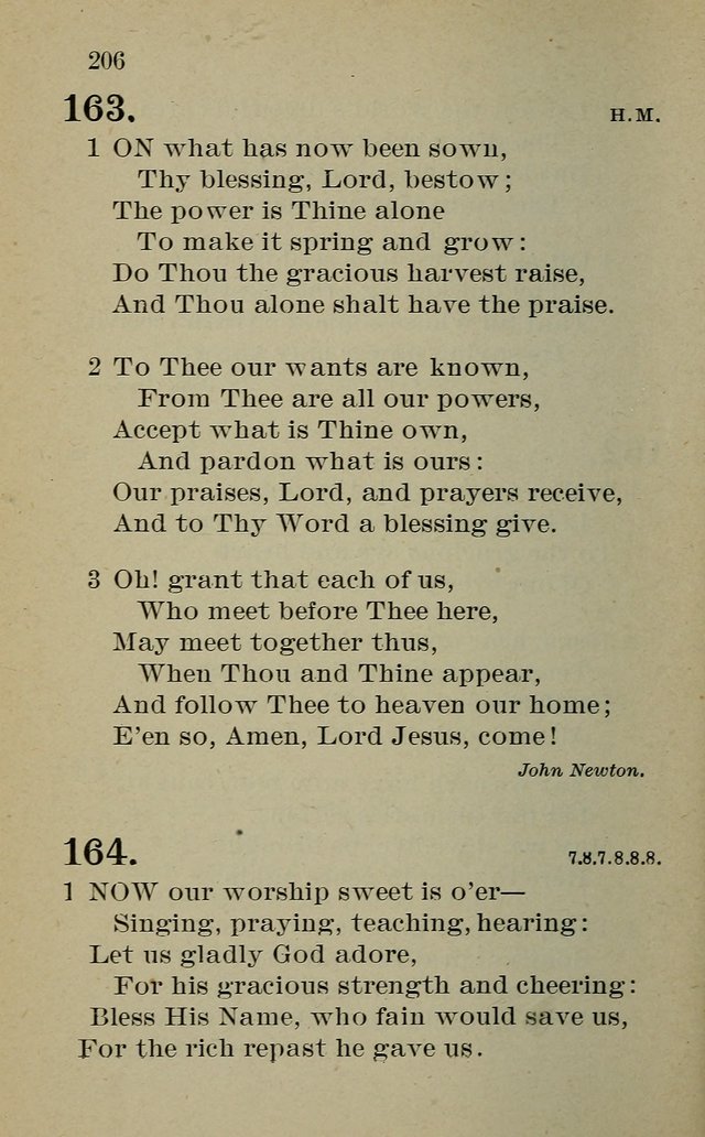 Hymnal: for churches and Sunday-schools of the Augustana Synod page 206