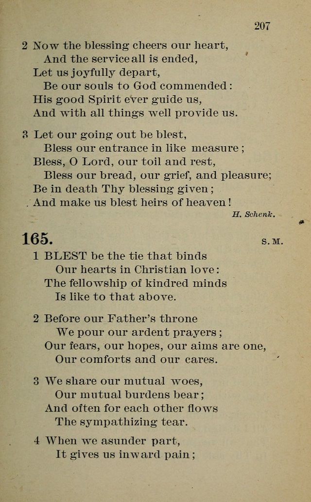 Hymnal: for churches and Sunday-schools of the Augustana Synod page 207
